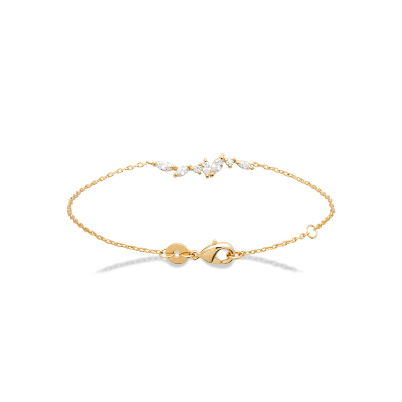 Bracelet plaqué or Éclat Naturel
