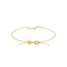Bracelet plaqué or Éclat Naturel