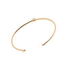 Bracelet Jonc plaqué or Simplicité Éclatante