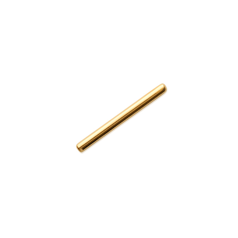Boucle d’oreille barre minimaliste en plaqué or – vendue à l’unité Boucle d’oreille barre minimaliste en plaqué or – vendue à l’unité