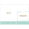 Boucles d'Oreilles Clous en Plaqué Or - Éclat Intemporel