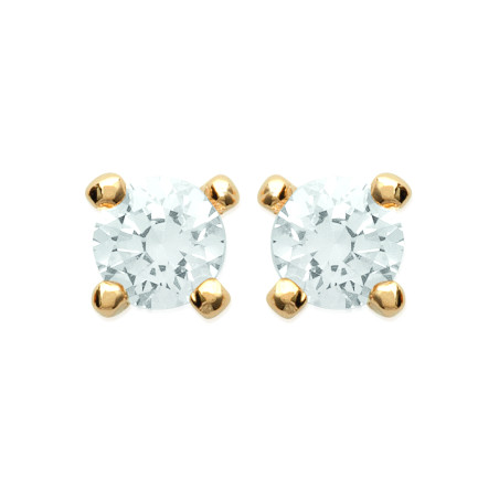 Boucles d'Oreilles Clous en Plaqué Or - Éclat Intemporel