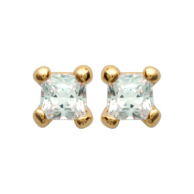 Boucles d'Oreilles Clous en Plaqué Or - Éclat Raffiné