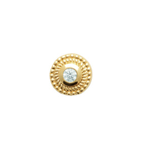 Puce d’oreille halo perlé...