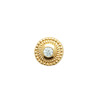 Boucles d'oreilles en Plaqué Or avec CZ Brillant