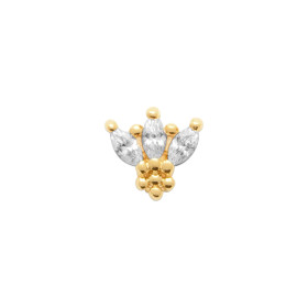 Boucle d’Oreille lotus en...