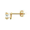 Boucles d'oreilles en Plaqué Or et Zirconium long
