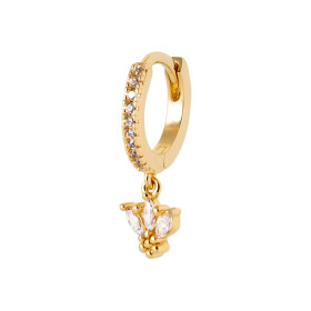 Anneau d’oreille fleur de...