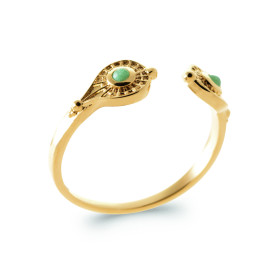 Bague Double Goutte en...