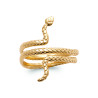 Bague Serpent en Plaqué Or