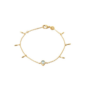 Bracelet chaîne goutte de...