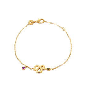Bracelet chaîne serpent en...