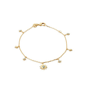 Bracelet en plaqué or avec...