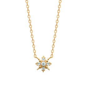 Collier Plaqué Or avec...