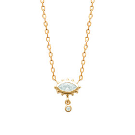Collier Plaqué Or avec...