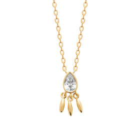 Élégant Collier Doré avec...