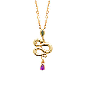 Collier plaqué or avec...