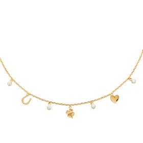 Collier plaqué or avec...