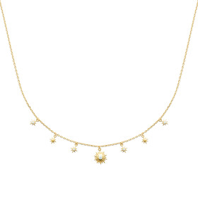Collier Plaqué Or avec...