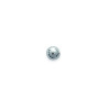Boucles d'Oreilles Boule Simple 4mm en Argent 925