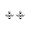 Boucles d'Oreilles en Argent 925 Design Fleur