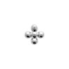 Boucles d'Oreilles en Argent 925 Design Fleur