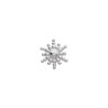 Boucles d'Oreilles Clous en argent 925 - Soleil Radieux