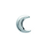 Boucles d'Oreilles en Argent 925 Demi-Lune