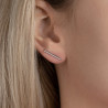 Boucles d'Oreilles en Argent 925 Barrettes Minimalistes
