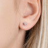 Boucles d'Oreilles en Argent 925 avec Zirconium