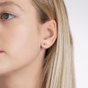 Boucles d'Oreilles en Argent 925 avec Zirconium