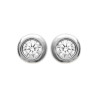Boucles d'Oreilles en Argent 925 avec Zirconium Incrusté