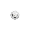 Boucles d'Oreilles Rondes en Argent 925 avec Zircons