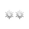 Boucles d'Oreilles Soleil en Argent 925 avec Zircons