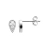 Boucles d'Oreilles Goutte en Argent 925 avec Zircons