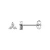 Boucles d'Oreilles Trio en Argent 925 avec Zircons