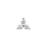 Boucles d'Oreilles Trio en Argent 925 avec Zircons