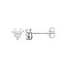 Boucles d'Oreilles en Argent 925 avec Trio de Zircons