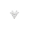 Boucles d'Oreilles en Argent 925 avec Trio de Zircons