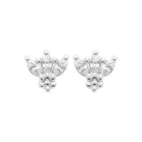 Boucles d'Oreilles Fleur en...