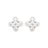 Boucles d'Oreilles en Argent 925 et Zirconium - Design Classique Éclatant