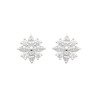 Boucles d'Oreilles Étoile en Argent 925 et Zirconium - Éclat Céleste