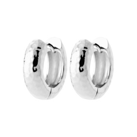 Créoles Martelées en Argent...