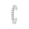 Bague d'oreille Ear Cuff en Argent 925 avec Zirconium