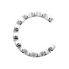 Bague d'oreille Ear Cuff en Argent 925 et Zircons Ronds