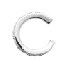 Bague d'oreille Double Anneau en Argent 925