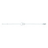 Bracelet Chaîne Anneaux Entrelacés en Argent 925