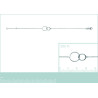 Bracelet Chaîne Anneaux Entrelacés en Argent 925