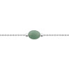 Bracelet Aventurine Verte en Argent 925