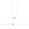 Bracelet Aventurine Verte en Argent 925